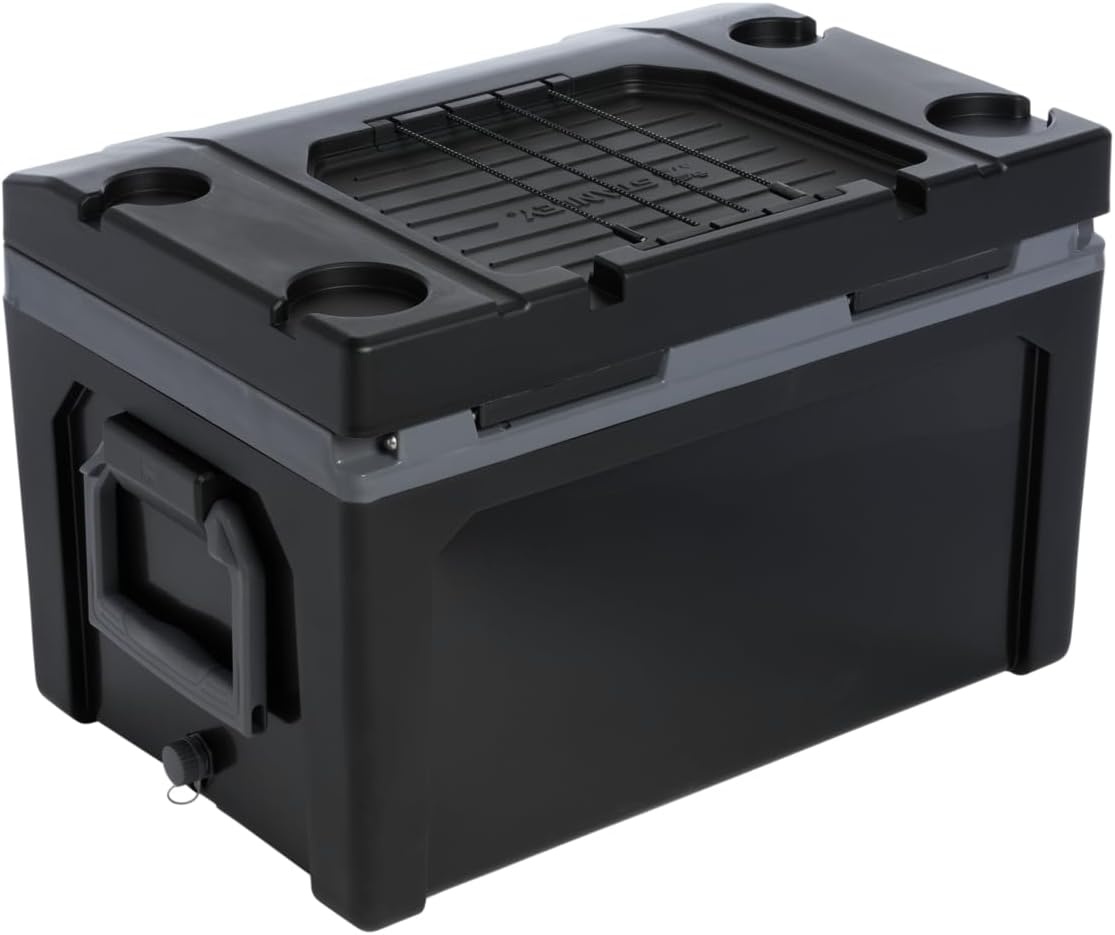 image:imageStanley Adventure Outdoor Cooler 7 qt Heavy Duty Outdoor Camping Cooler with Easy Carry Handle BPAFree AzureBlack