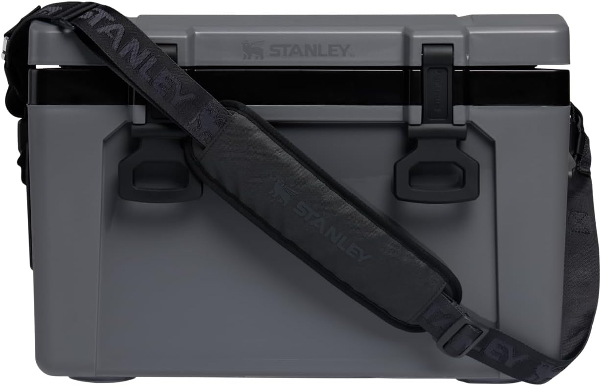 image:imageStanley Adventure Outdoor Cooler 7 qt Heavy Duty Outdoor Camping Cooler with Easy Carry Handle BPAFree AzureBlack