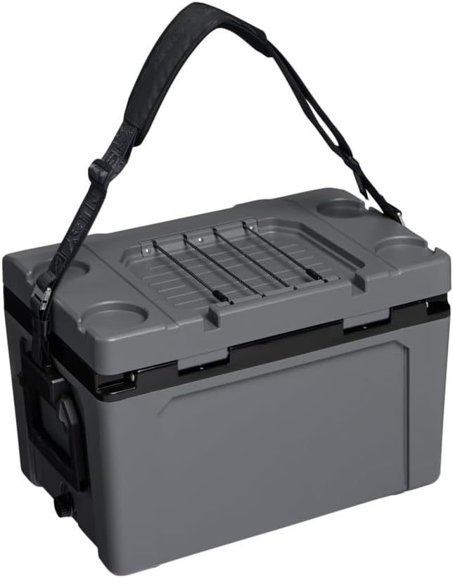 image:imageStanley Adventure Outdoor Cooler 7 qt Heavy Duty Outdoor Camping Cooler with Easy Carry Handle BPAFree AzureBlack