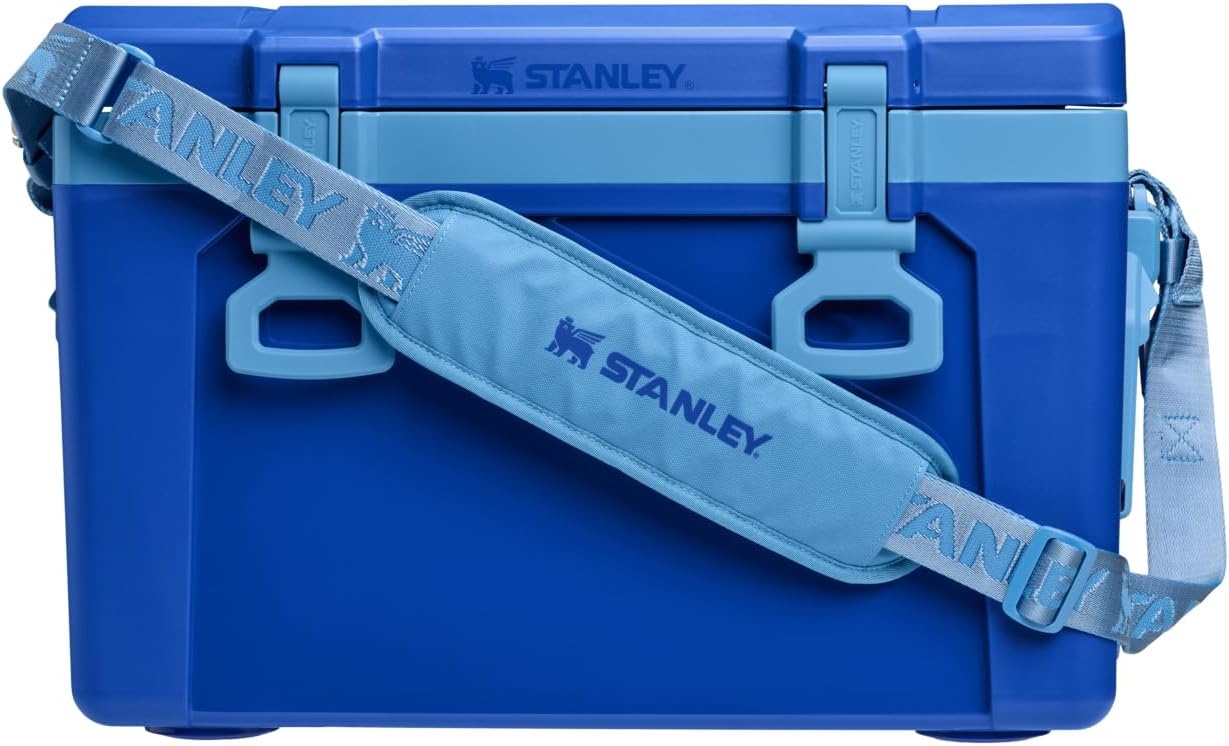image:imageStanley Adventure Outdoor Cooler 7 qt Heavy Duty Outdoor Camping Cooler with Easy Carry Handle BPAFree AzureCobalt