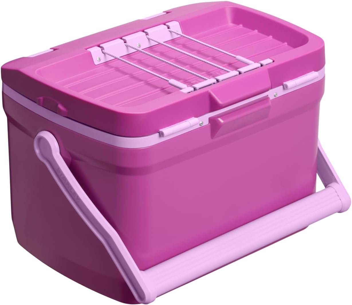 image:imageStanley Adventure Outdoor Cooler 7 qt Heavy Duty Outdoor Camping Cooler with Easy Carry Handle BPAFree AzureDark Blossom