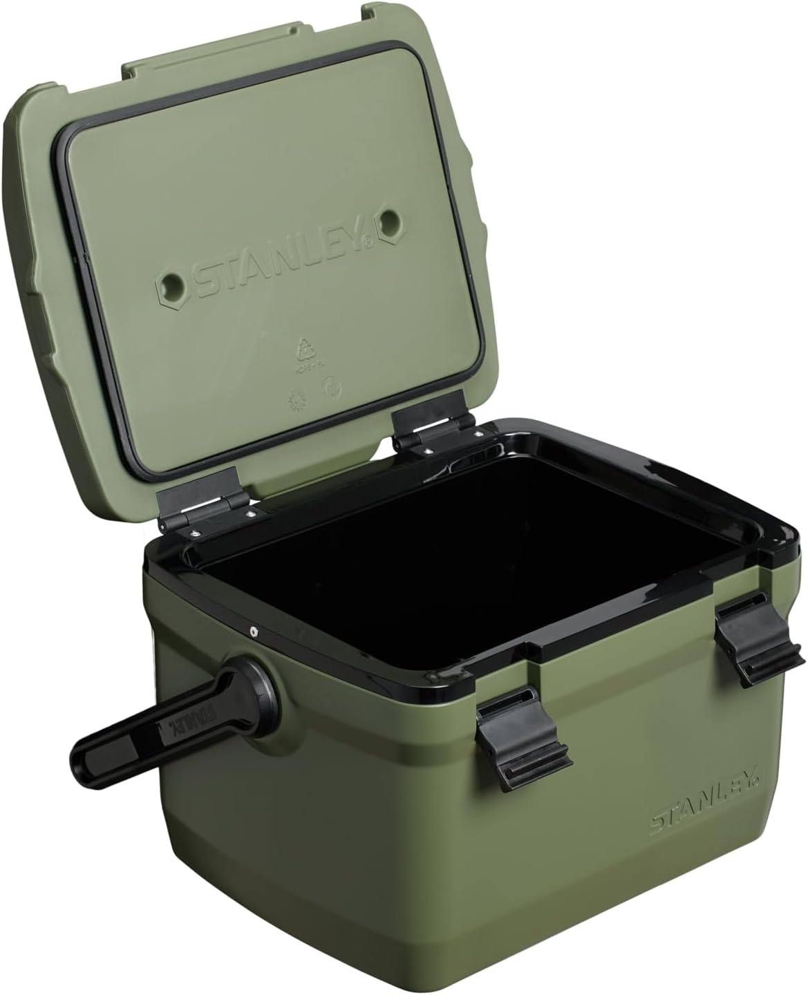 image:imageStanley Adventure Outdoor Cooler 7 qt Heavy Duty Outdoor Camping Cooler with Easy Carry Handle BPAFree AzureDried Pine