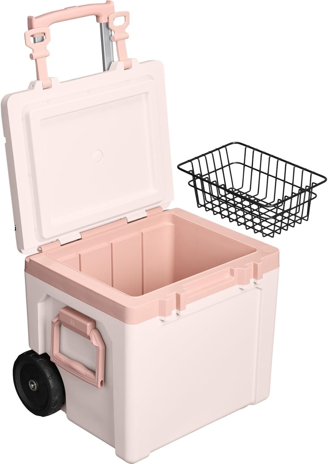 image:imageStanley Adventure Outdoor Cooler 7 qt Heavy Duty Outdoor Camping Cooler with Easy Carry Handle BPAFree AzureRose Quartz