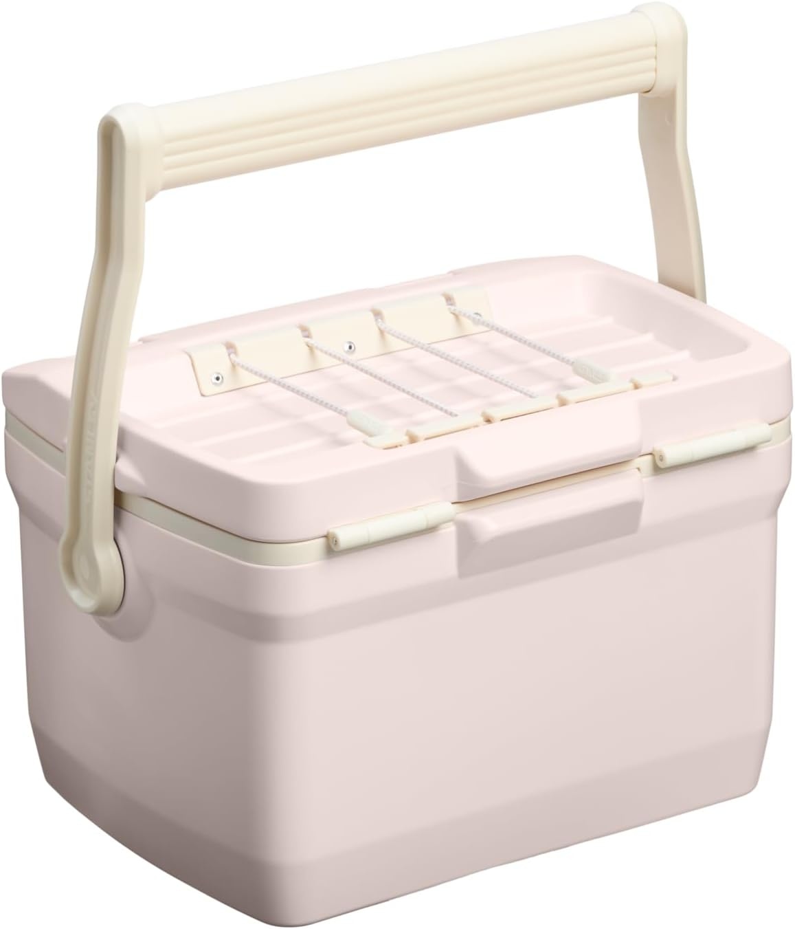 image:imageStanley Adventure Outdoor Cooler 7 qt Heavy Duty Outdoor Camping Cooler with Easy Carry Handle BPAFree AzureRose Quartz
