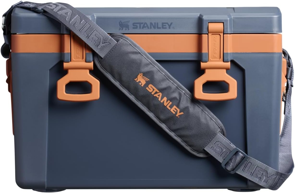 image:imageStanley Adventure Outdoor Cooler 7 qt Heavy Duty Outdoor Camping Cooler with Easy Carry Handle BPAFree AzureTwilight