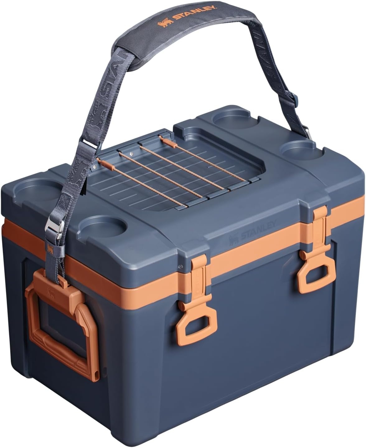 image:imageStanley Adventure Outdoor Cooler 7 qt Heavy Duty Outdoor Camping Cooler with Easy Carry Handle BPAFree AzureTwilight
