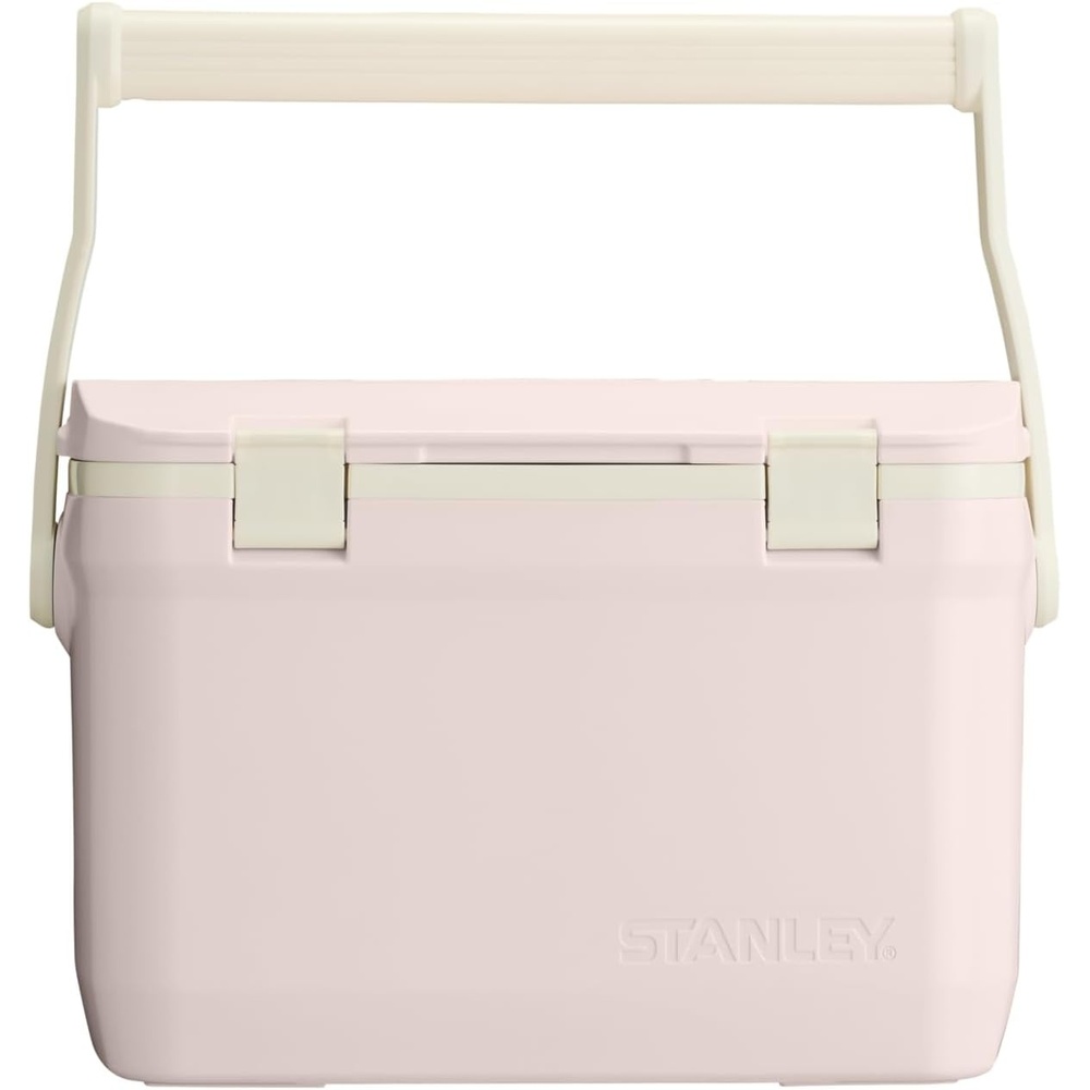 image:imageStanley Adventure Outdoor Cooler 7 qt Heavy Duty Outdoor Camping Cooler with Easy Carry Handle BPAFree AzureRose Quartz