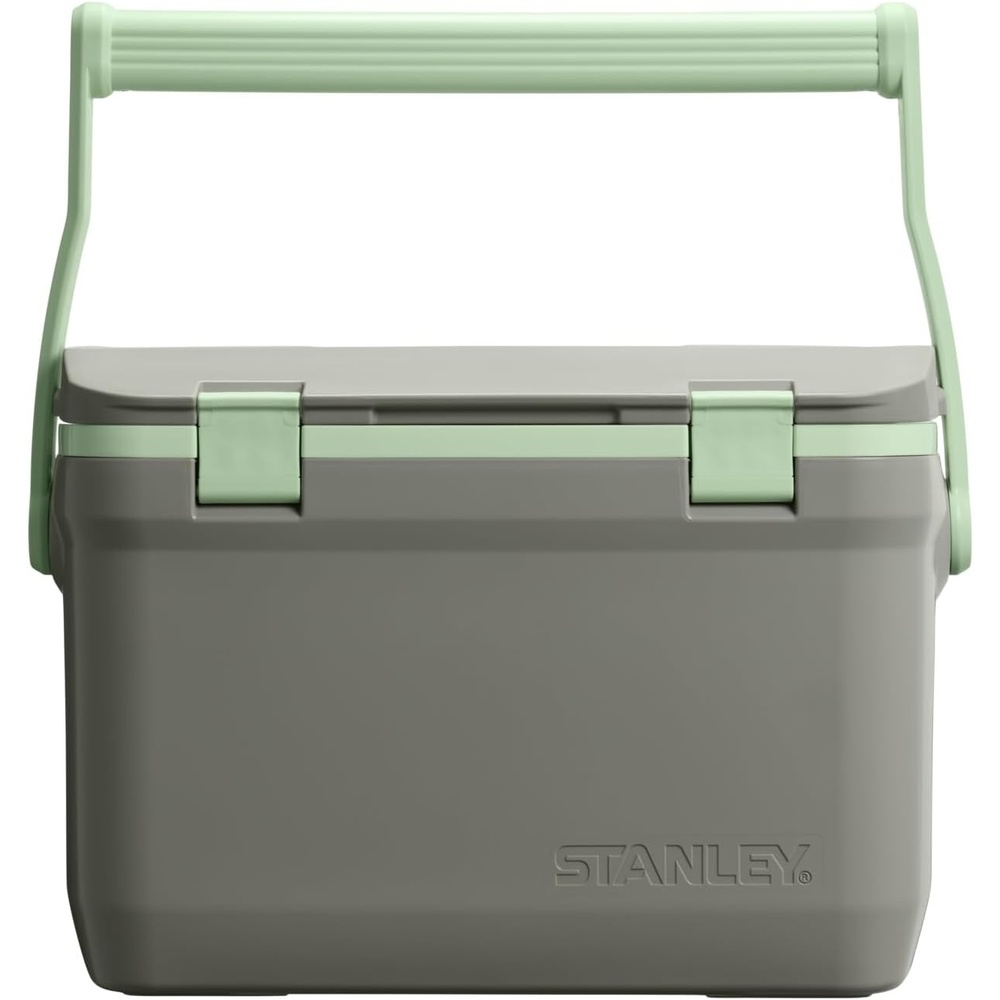 image:imageStanley Adventure Outdoor Cooler 7 qt Heavy Duty Outdoor Camping Cooler with Easy Carry Handle BPAFree AzureSage Grey