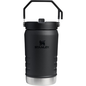 STANLEY IceFlow Flip Straw 2.0 Jug, 64 oz, Pacific Hypergrip(Black)