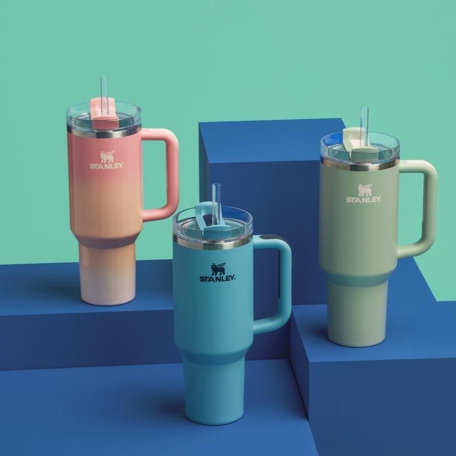 image:imageSTANLEY Quencher H20 Flow State Tumbler 20 oz Frost SprinkleAgave