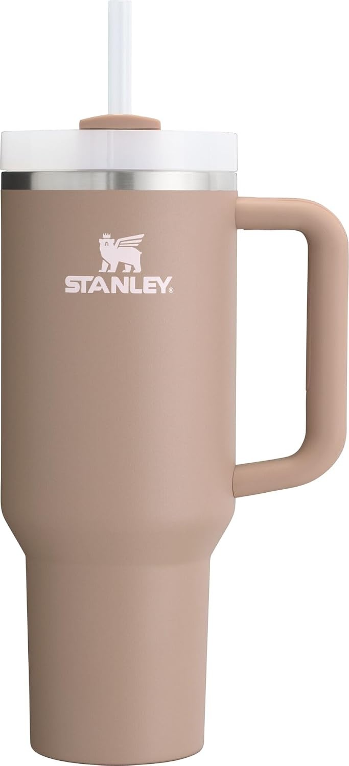 image:imageSTANLEY Quencher H20 Flow State Tumbler 20 oz Frost SprinkleAlmond Rose