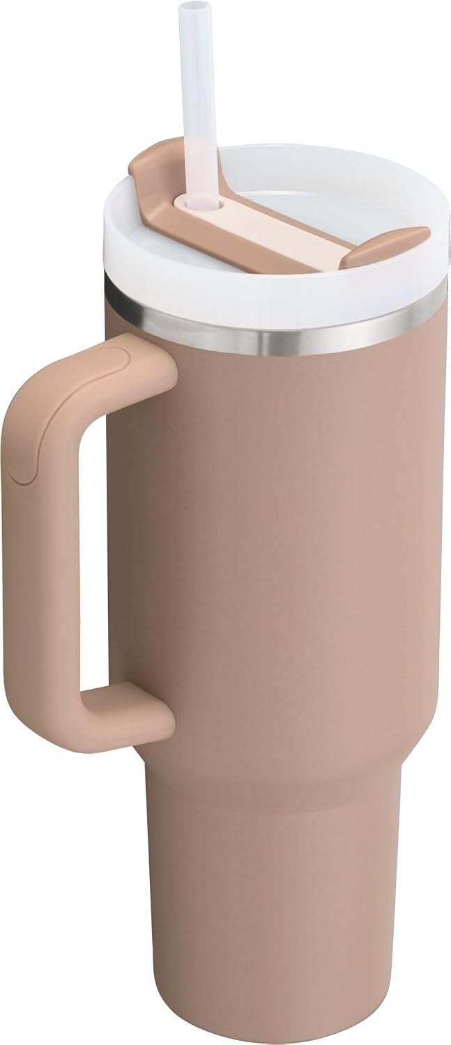 image:imageSTANLEY Quencher H20 Flow State Tumbler 20 oz Frost SprinkleAlmond Rose