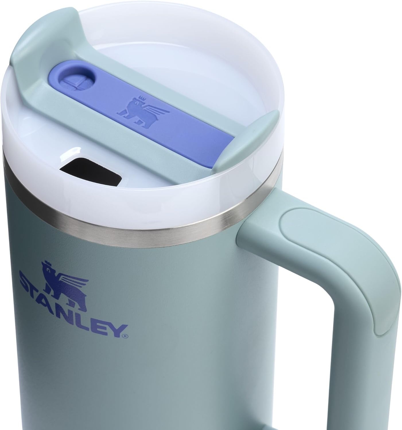 image:imageSTANLEY Quencher H20 Flow State Tumbler 20 oz Frost SprinkleBlue Cactus