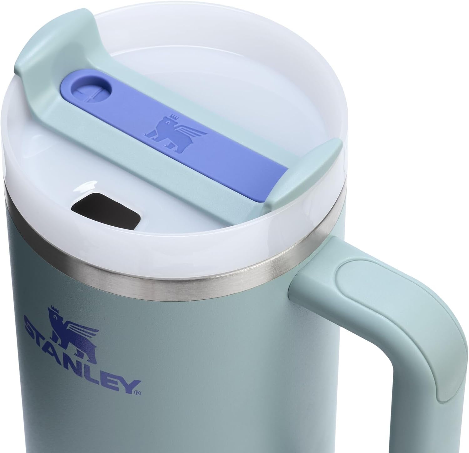 image:imageSTANLEY Quencher H20 Flow State Tumbler 20 oz Frost SprinkleBlue Cactus