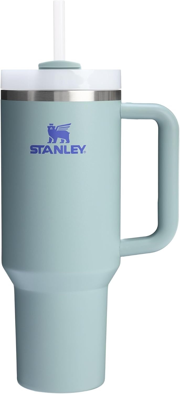 image:imageSTANLEY Quencher H20 Flow State Tumbler 20 oz Frost SprinkleBlue Cactus