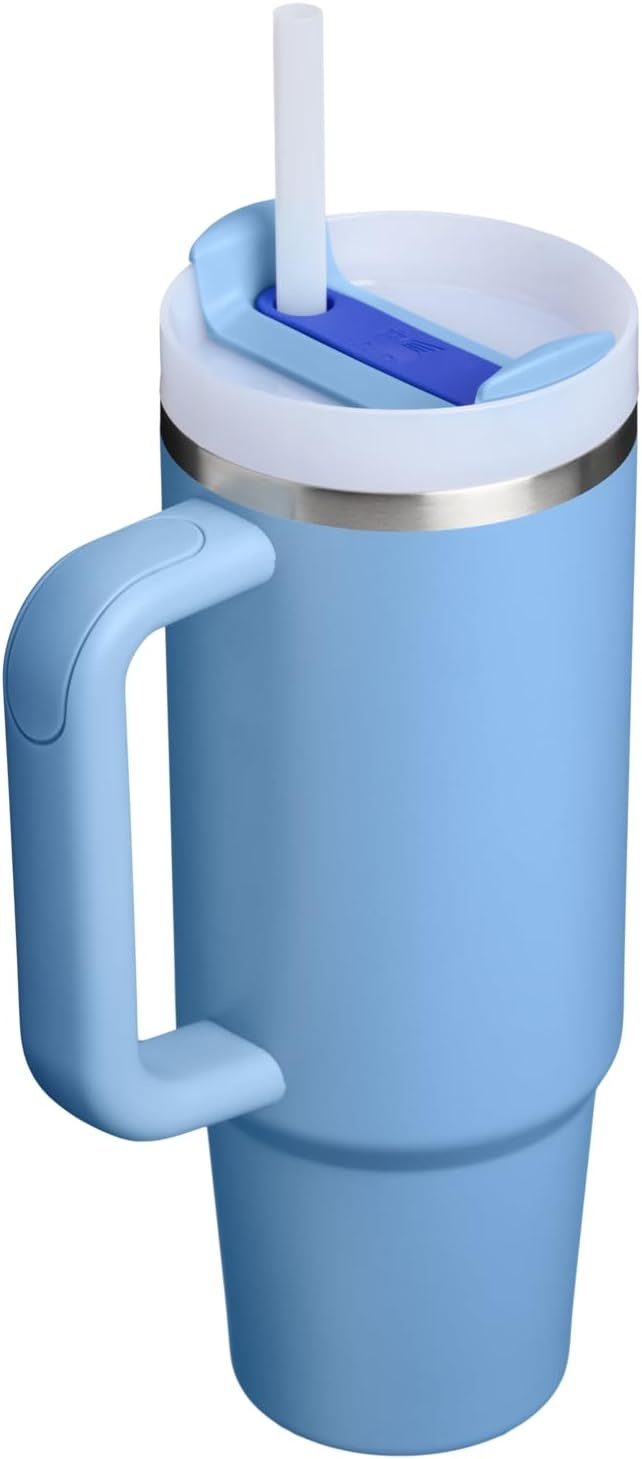 image:imageSTANLEY Quencher H20 Flow State Tumbler 20 oz Frost SprinkleBlue Sky