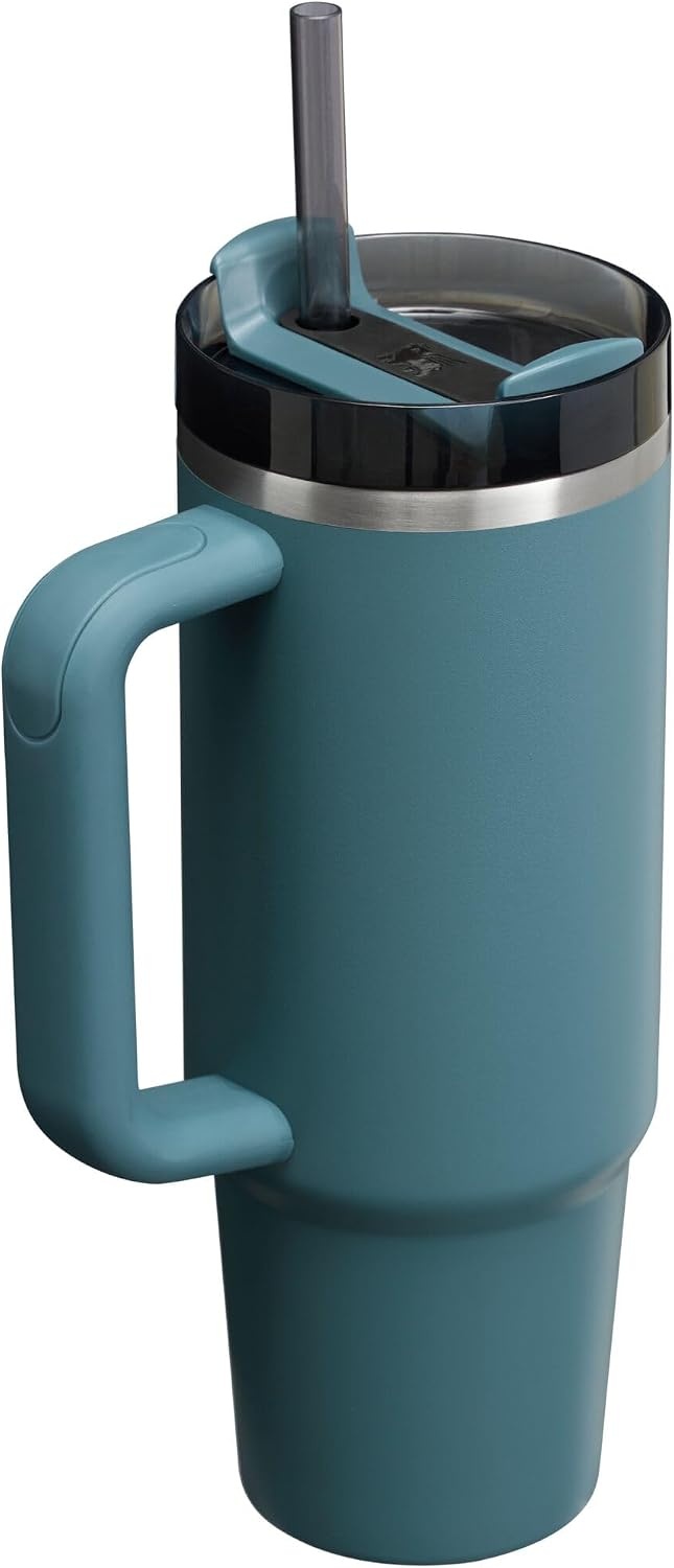 image:imageSTANLEY Quencher H20 Flow State Tumbler 20 oz Frost SprinkleBlue Spruce