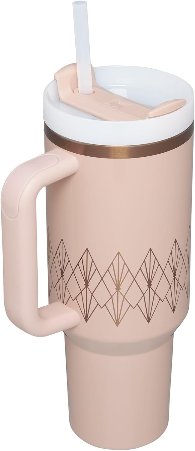 image:imageSTANLEY Quencher H20 Flow State Tumbler 20 oz Frost SprinkleBlush Gloss Deco