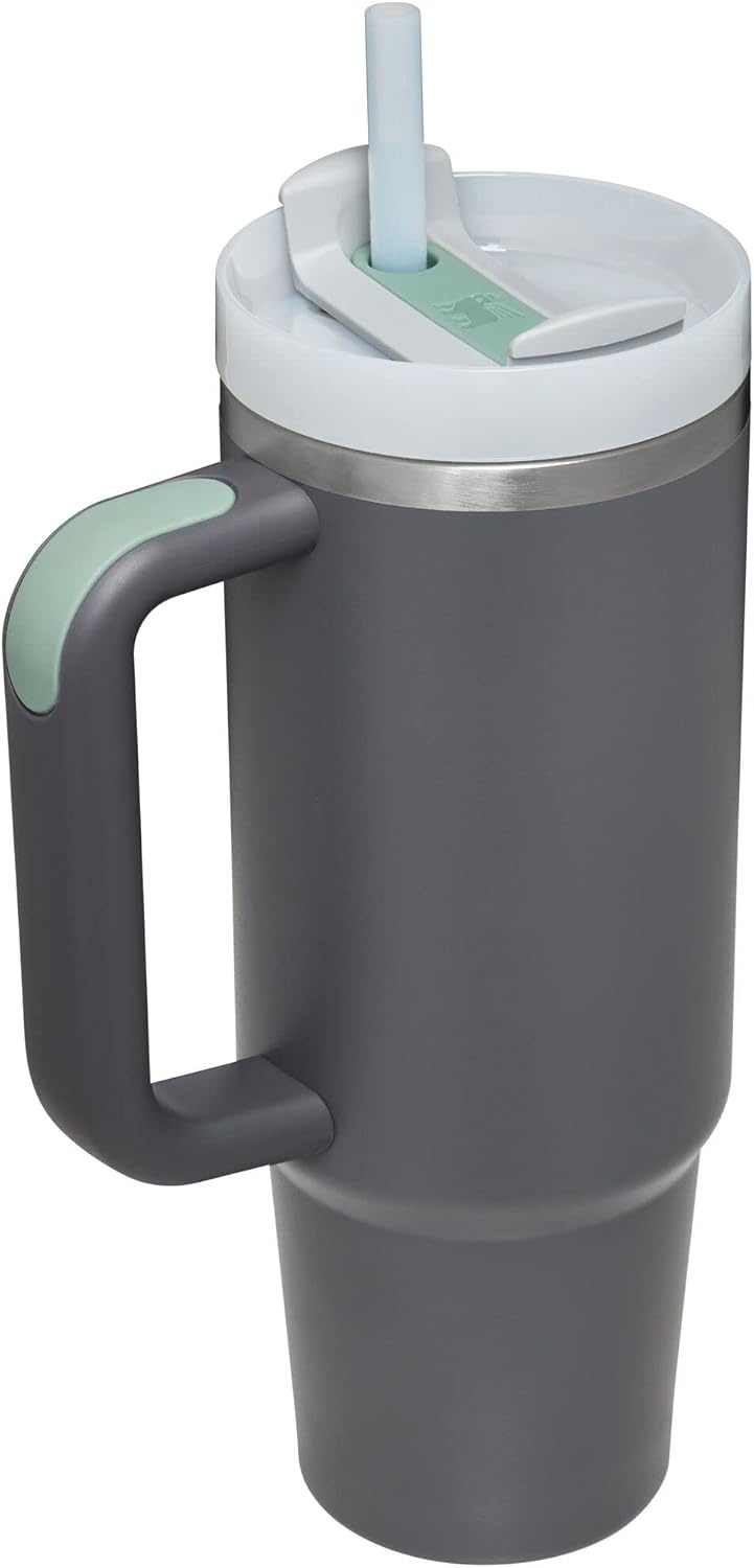 image:imageSTANLEY Quencher H20 Flow State Tumbler 20 oz Frost SprinkleCharcoal