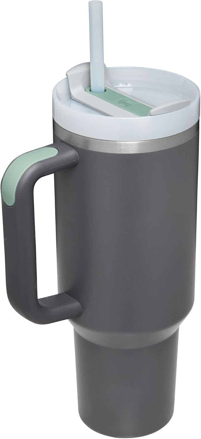 image:imageSTANLEY Quencher H20 Flow State Tumbler 20 oz Frost SprinkleCharcoal