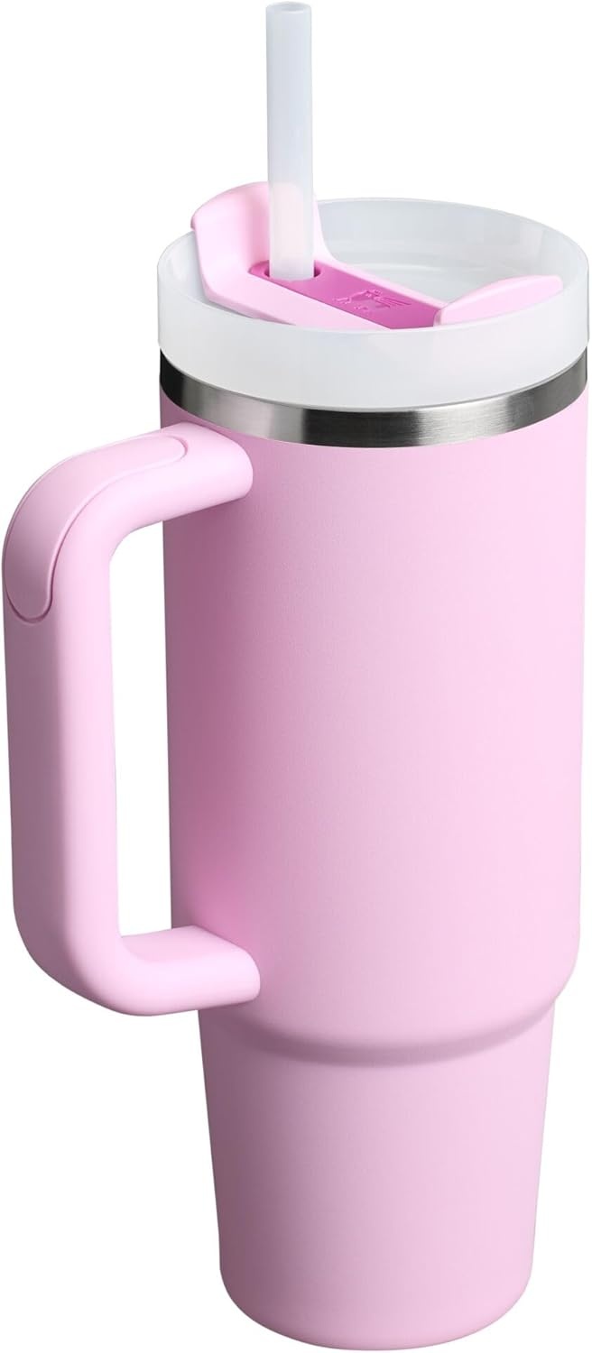 image:imageSTANLEY Quencher H20 Flow State Tumbler 20 oz Frost SprinkleCherry Blossom