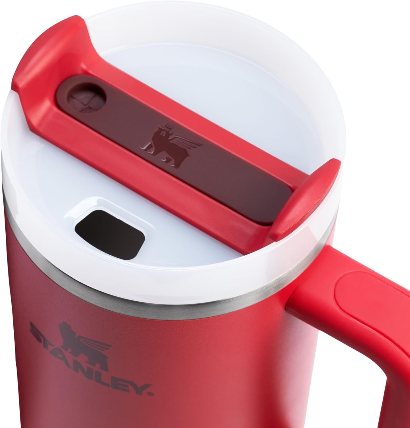 image:imageSTANLEY Quencher H20 Flow State Tumbler 20 oz Frost SprinkleChili Red