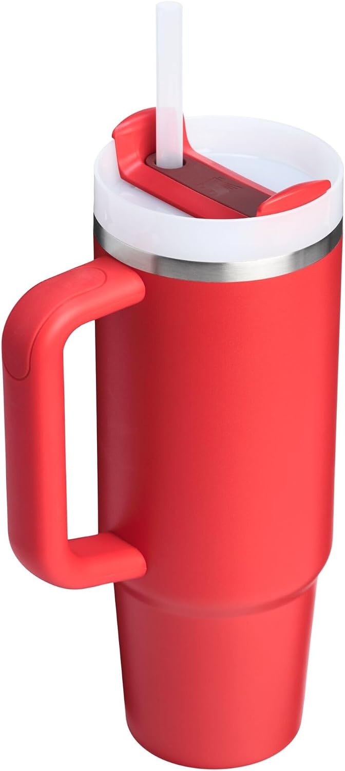 image:imageSTANLEY Quencher H20 Flow State Tumbler 20 oz Frost SprinkleChili Red