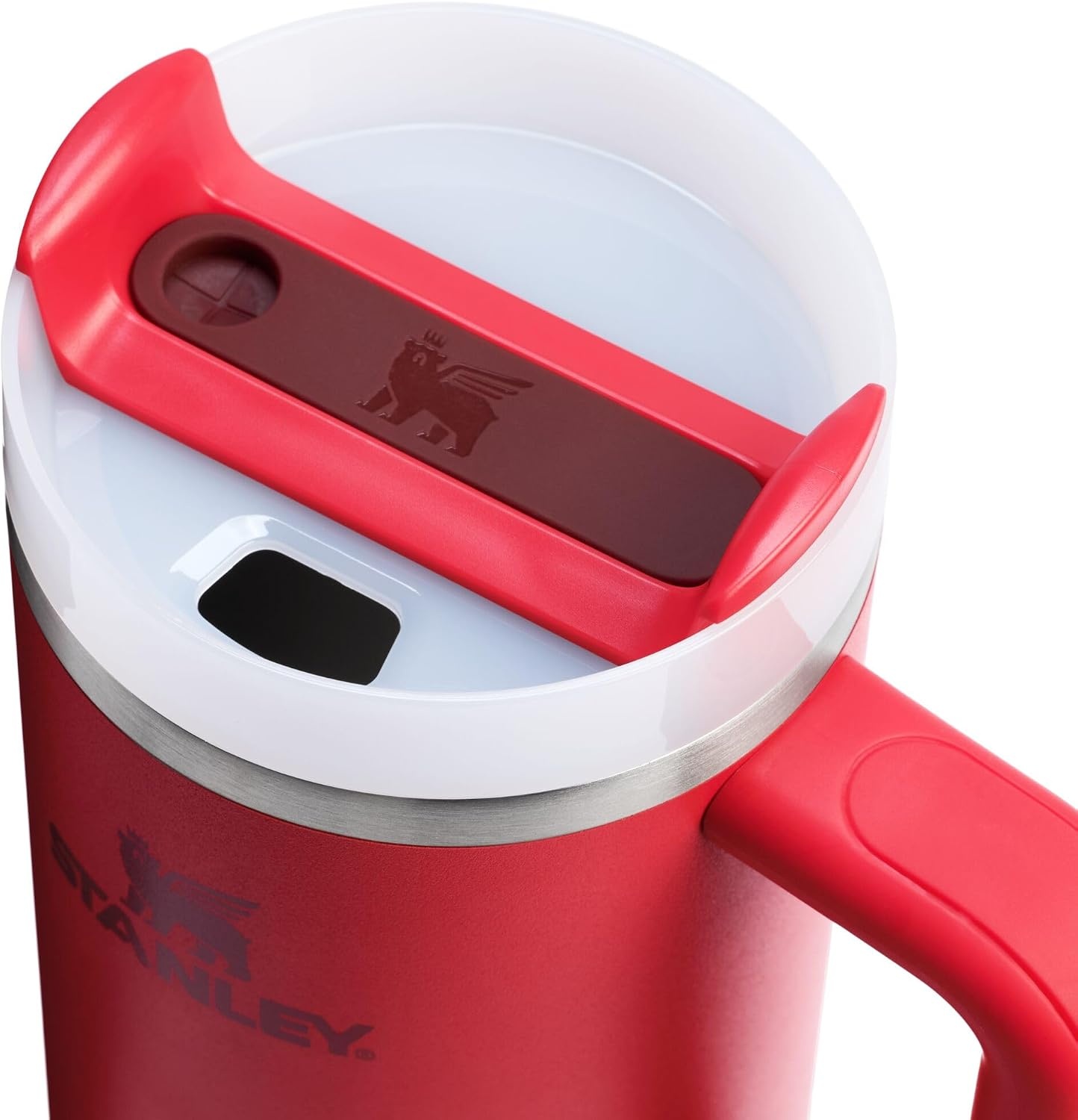 image:imageSTANLEY Quencher H20 Flow State Tumbler 20 oz Frost SprinkleChili Red