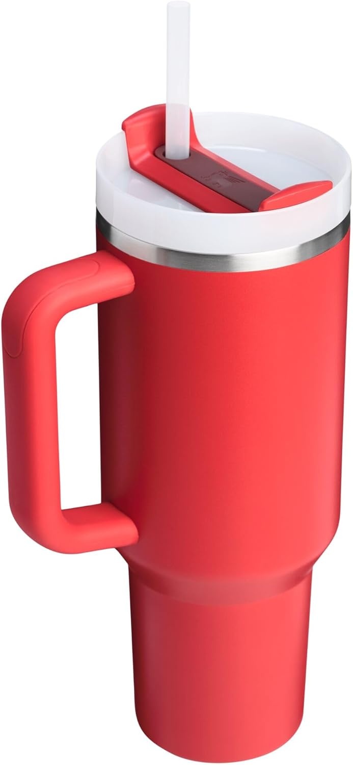 image:imageSTANLEY Quencher H20 Flow State Tumbler 20 oz Frost SprinkleChili Red