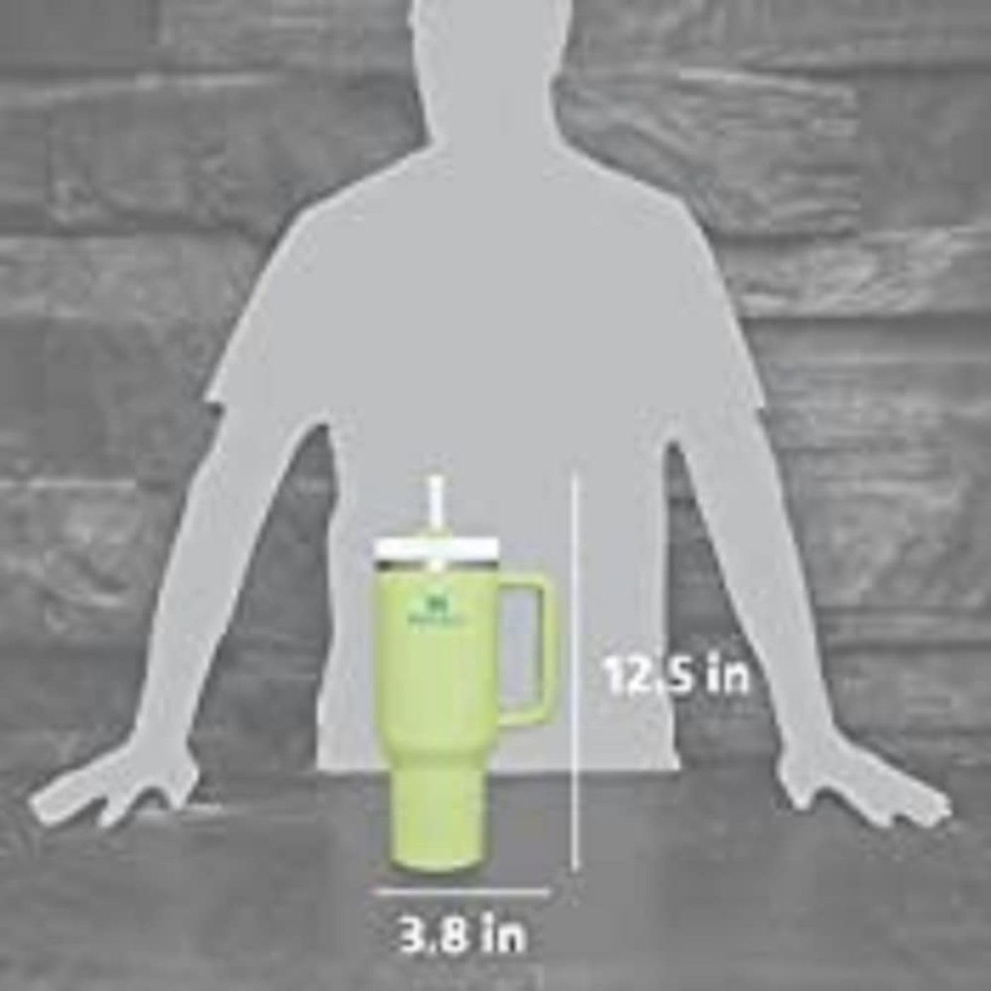 image:imageSTANLEY Quencher H20 Flow State Tumbler 20 oz Frost SprinkleCitron