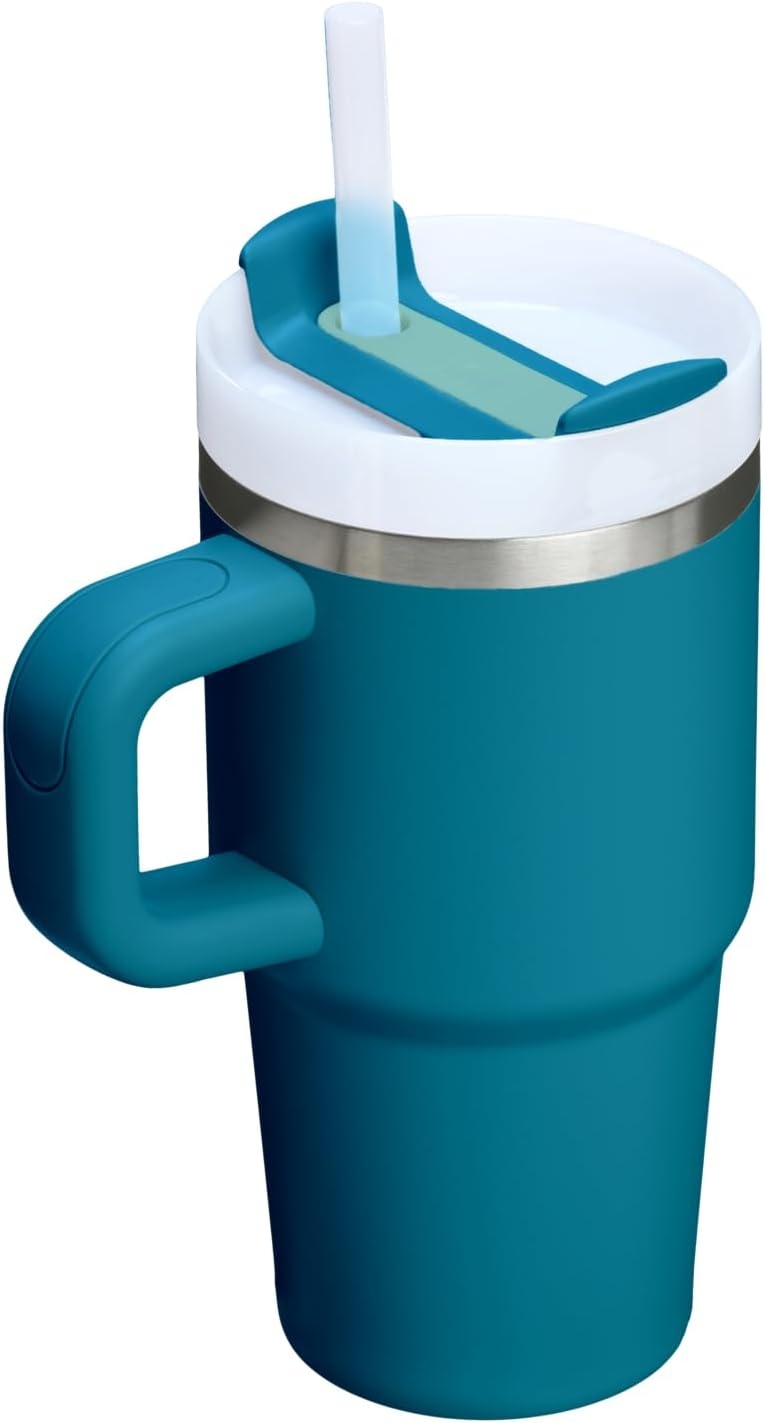 image:imageSTANLEY Quencher H20 Flow State Tumbler 20 oz Frost SprinkleCoastal Teal