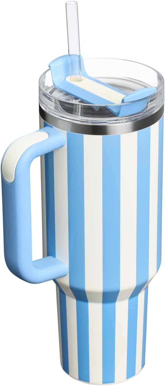 image:imageSTANLEY Quencher H20 Flow State Tumbler 20 oz Frost SprinkleCornflower Cabana Gloss