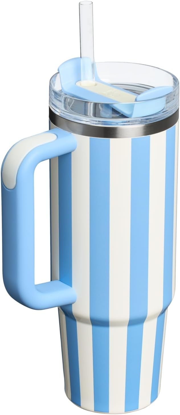 image:imageSTANLEY Quencher H20 Flow State Tumbler 20 oz Frost SprinkleCornflower Cabana Gloss