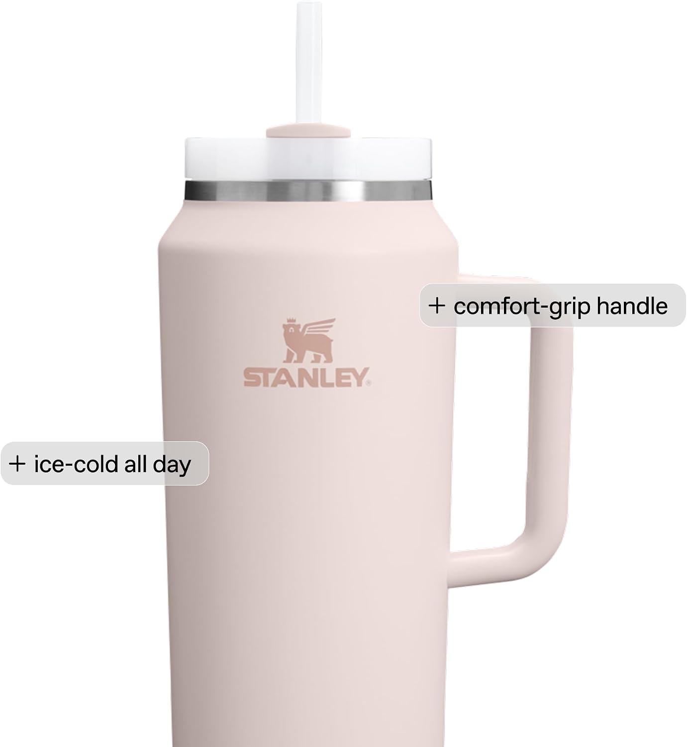 image:imageSTANLEY Quencher H20 Flow State Tumbler 20 oz Frost SprinkleCream