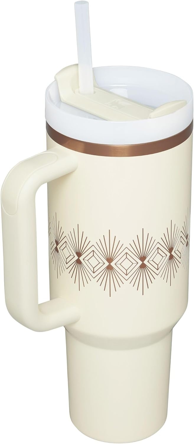 image:imageSTANLEY Quencher H20 Flow State Tumbler 20 oz Frost SprinkleCream Gloss Deco