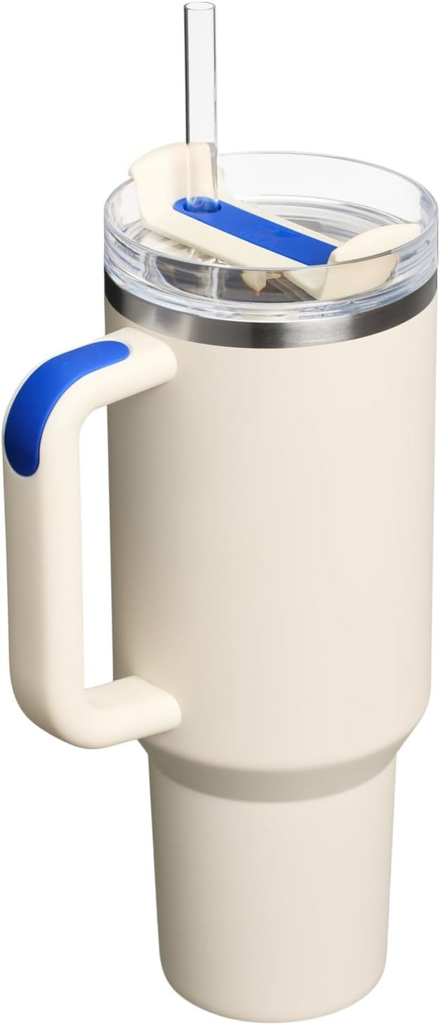 image:imageSTANLEY Quencher H20 Flow State Tumbler 20 oz Frost SprinkleCream Royal