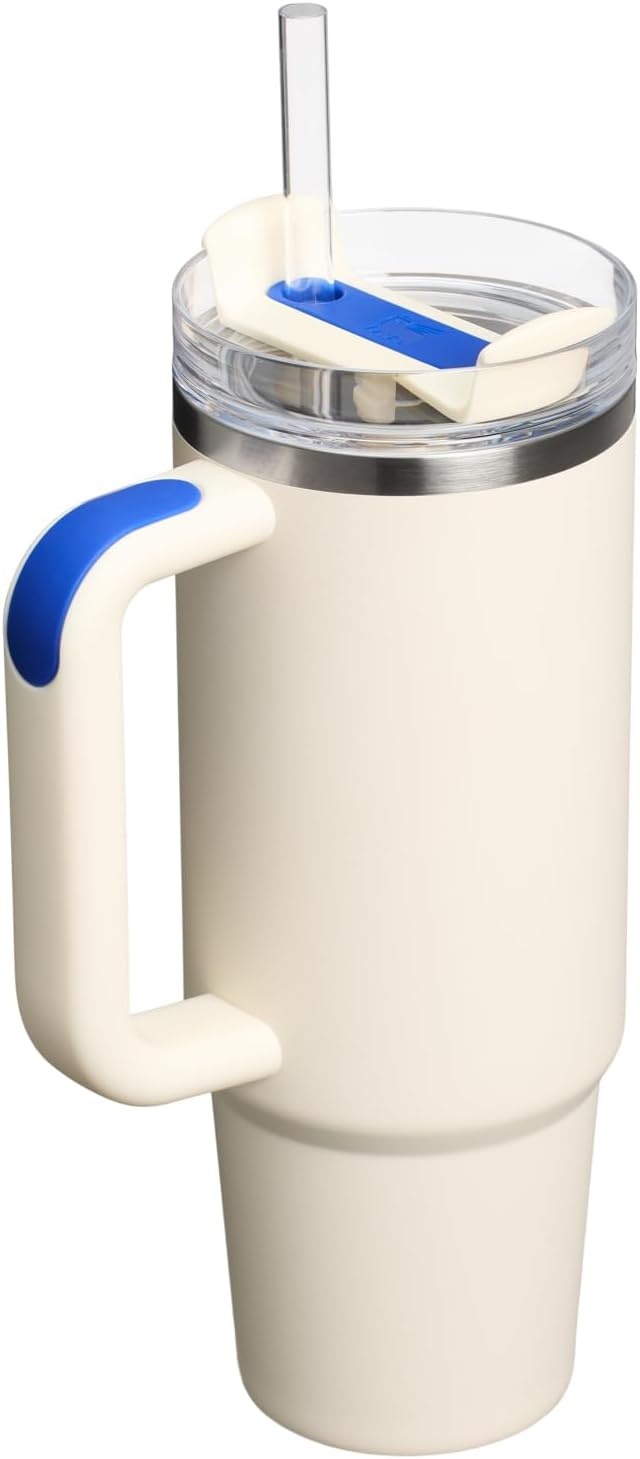 image:imageSTANLEY Quencher H20 Flow State Tumbler 20 oz Frost SprinkleCream Royal