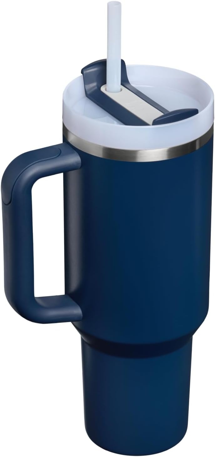image:imageSTANLEY Quencher H20 Flow State Tumbler 20 oz Frost SprinkleDark Navy