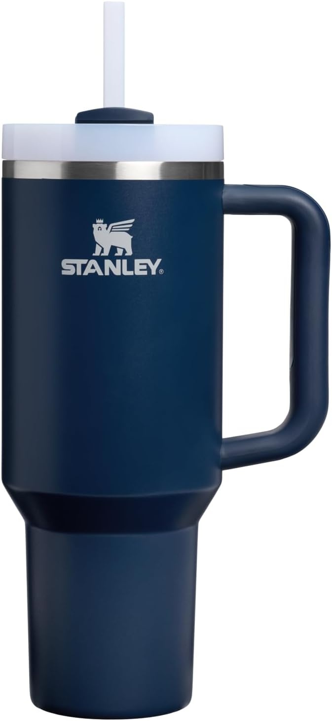 image:imageSTANLEY Quencher H20 Flow State Tumbler 20 oz Frost SprinkleDark Navy