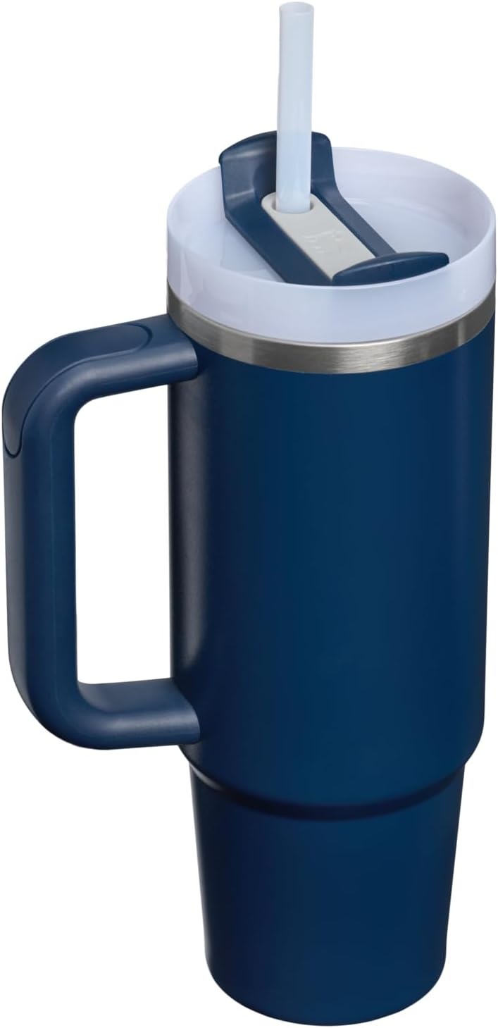 image:imageSTANLEY Quencher H20 Flow State Tumbler 20 oz Frost SprinkleDark Navy