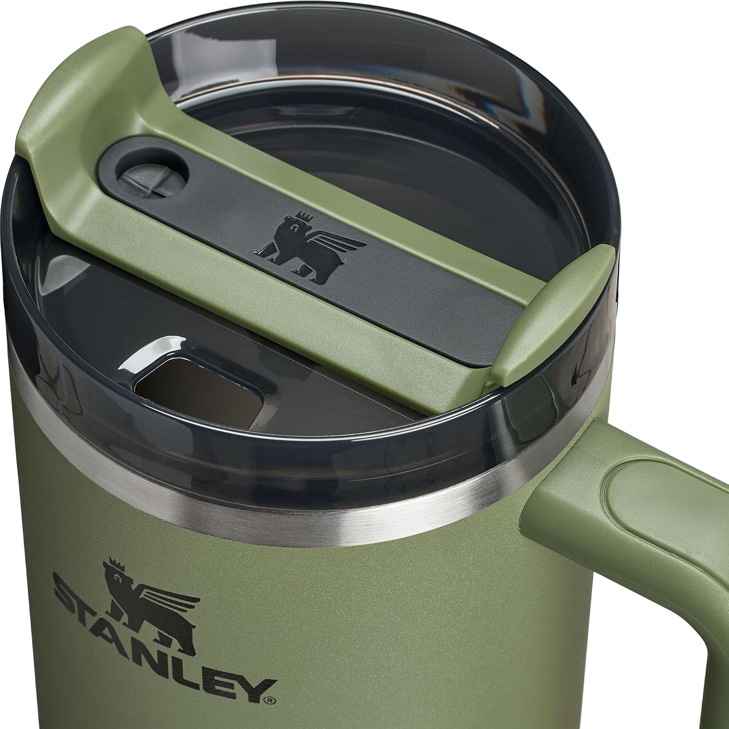 image:imageSTANLEY Quencher H20 Flow State Tumbler 20 oz Frost SprinkleDried Pine