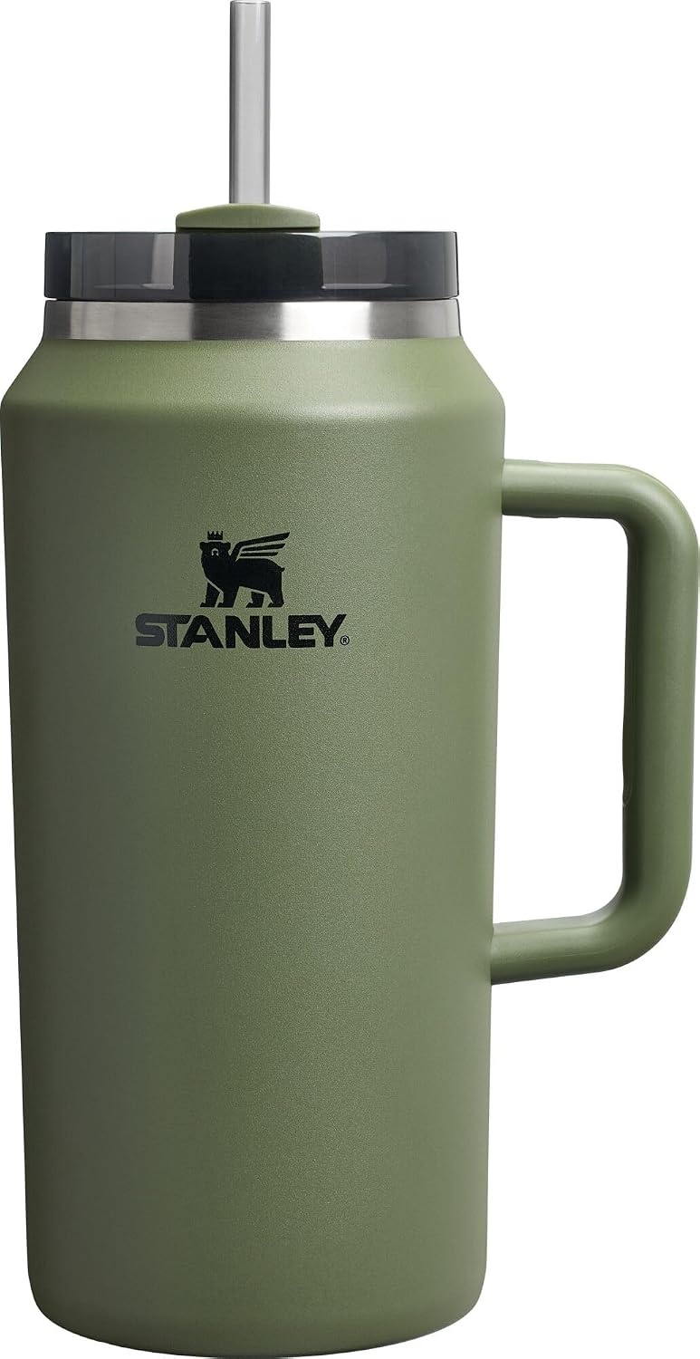 image:imageSTANLEY Quencher H20 Flow State Tumbler 20 oz Frost SprinkleDried Pine
