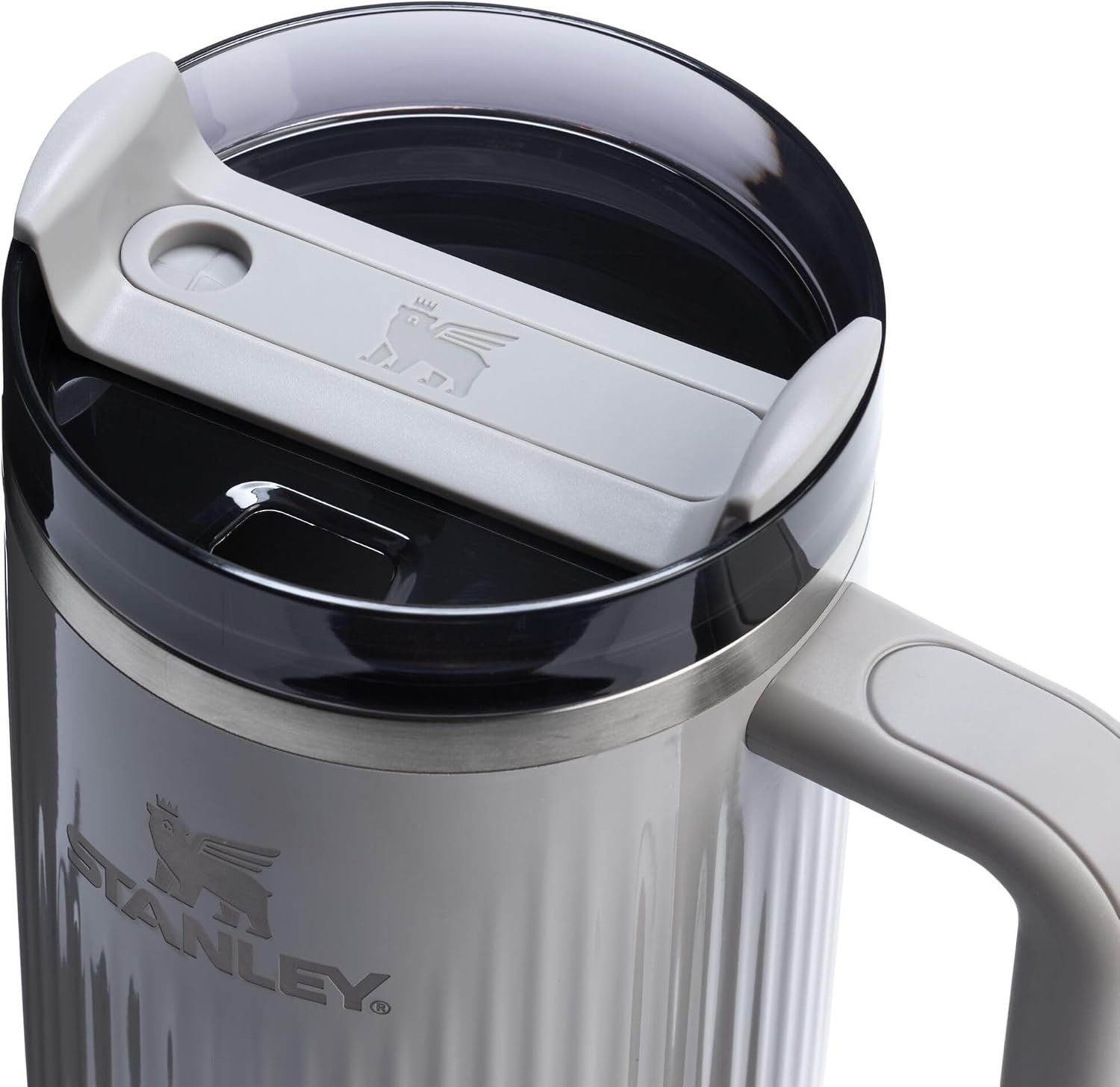 image:imageSTANLEY Quencher H20 Flow State Tumbler 20 oz Frost SprinkleFluted Ash Gloss