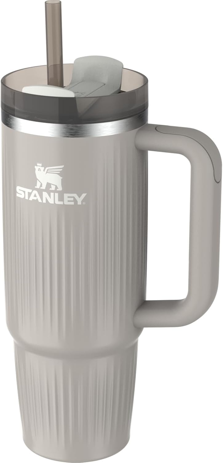 image:imageSTANLEY Quencher H20 Flow State Tumbler 20 oz Frost SprinkleFluted Ash Gloss