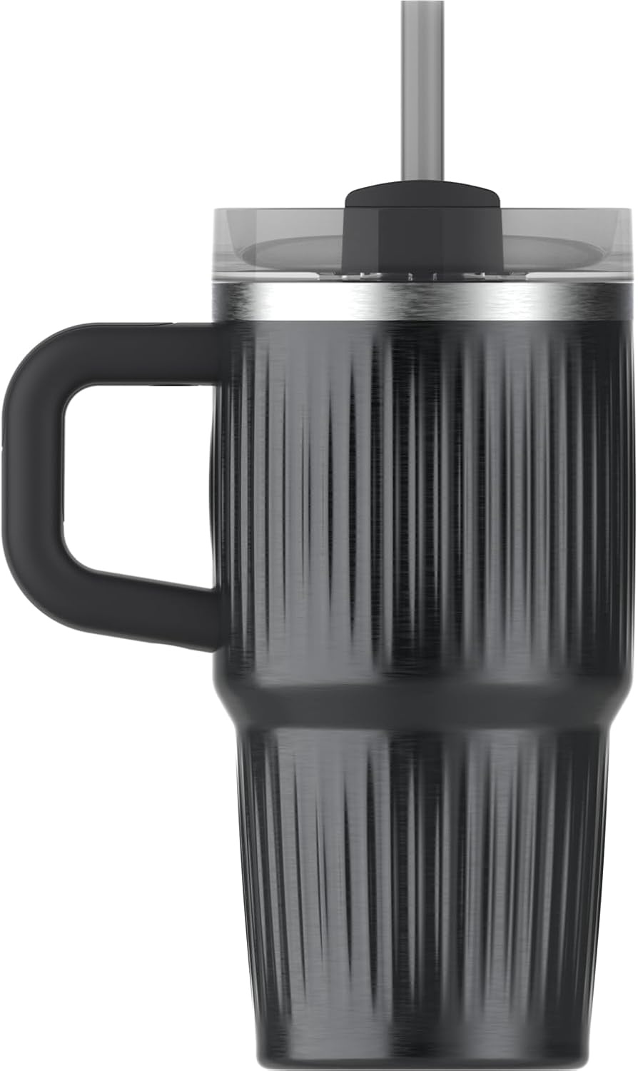 image:imageSTANLEY Quencher H20 Flow State Tumbler 20 oz Frost SprinkleFluted Black