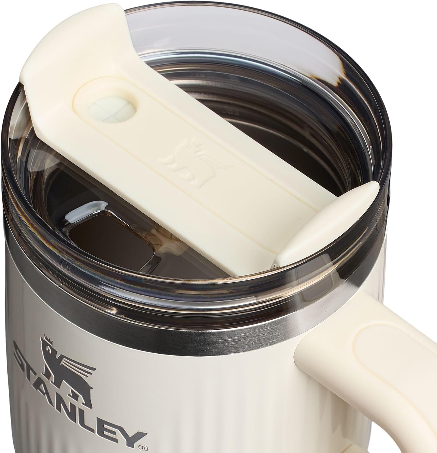 image:imageSTANLEY Quencher H20 Flow State Tumbler 20 oz Frost SprinkleFluted Cream Gloss