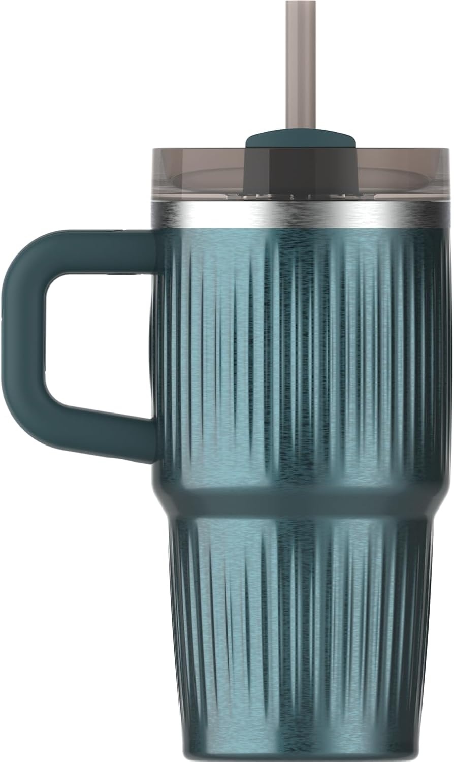 image:imageSTANLEY Quencher H20 Flow State Tumbler 20 oz Frost SprinkleFluted Marina Shine