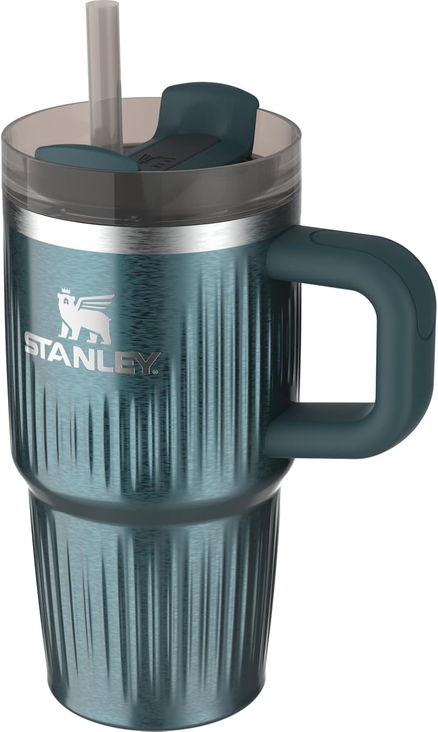 image:imageSTANLEY Quencher H20 Flow State Tumbler 20 oz Frost SprinkleFluted Marina Shine