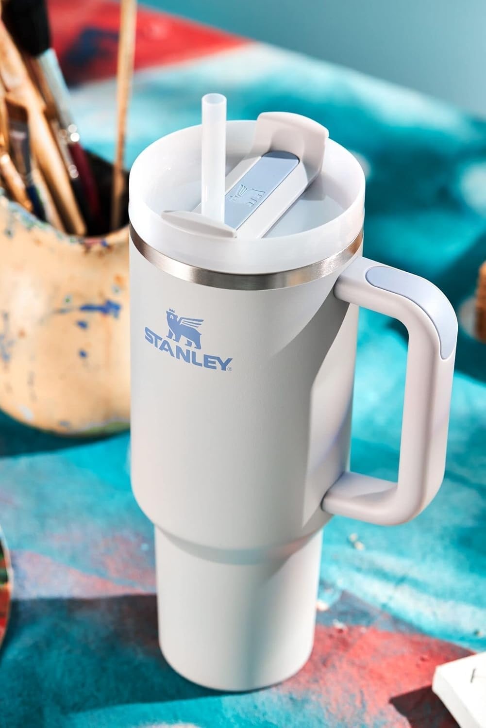 image:imageSTANLEY Quencher H20 Flow State Tumbler 20 oz Frost SprinkleFog