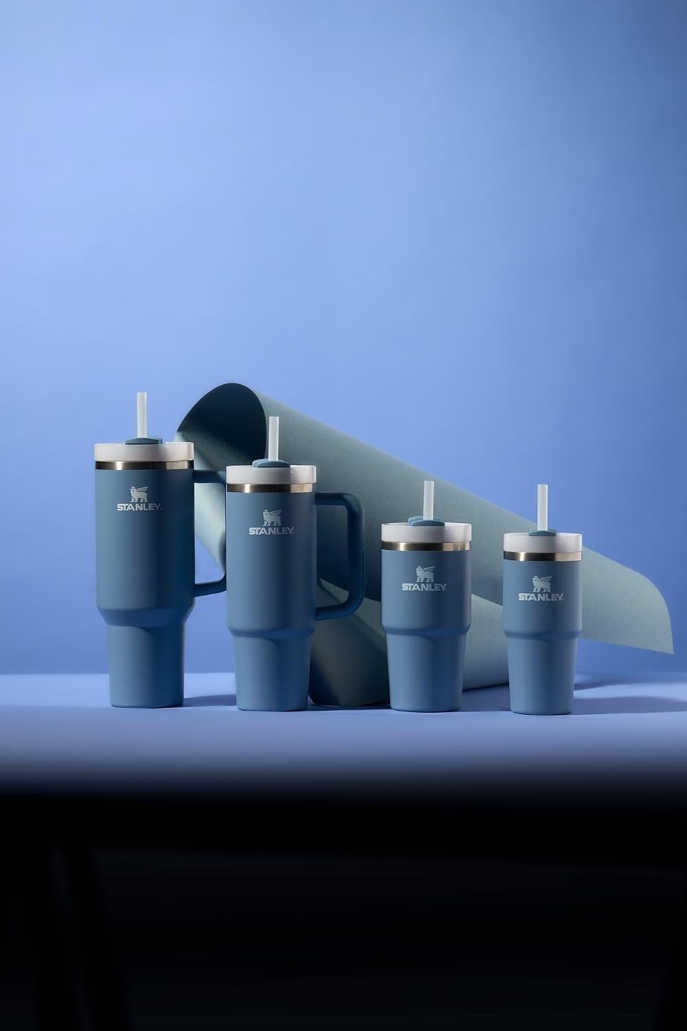 image:imageSTANLEY Quencher H20 Flow State Tumbler 20 oz Frost SprinkleIndigo